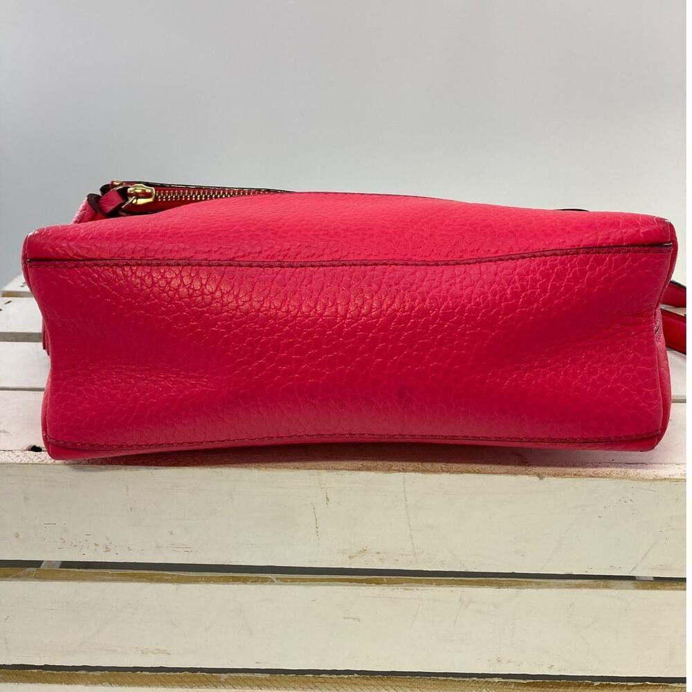 KATE SPADE HOT PINK PEBBLED LEATHER CROSSBODY BAG (ASIS) - Picture 7 of 16